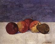 Max Buri Stilleben mit Apfeln und Birne USA oil painting reproduction